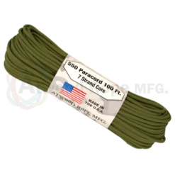 Atwood 550 Lbs Paracord - 100 Ft (Olive Green) PC100