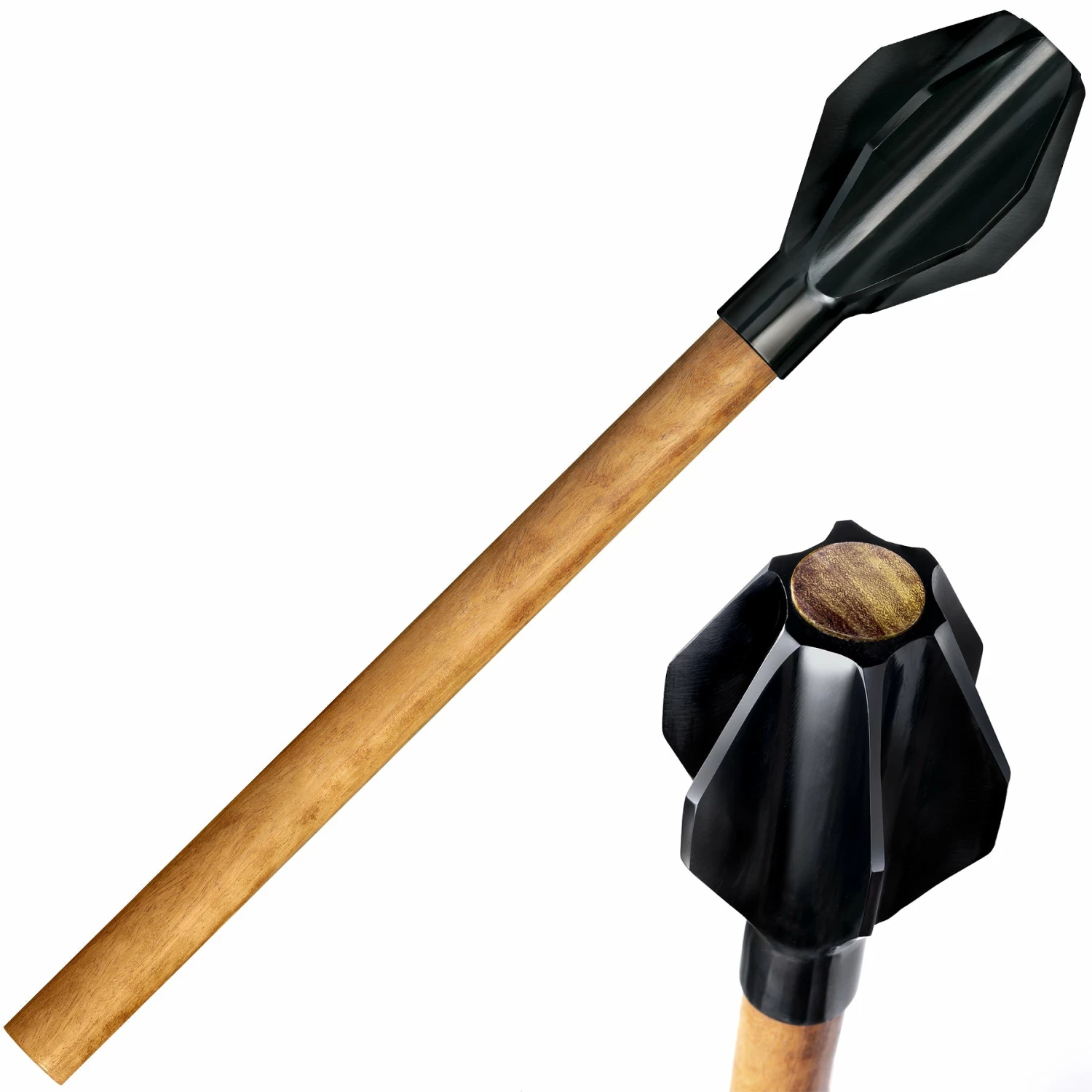 Cold Steel Chinese 6" Flange Mace Carbon Steel CS-90MA 3 Cold Steel Chinese 6" Flange Mace Carbon Steel CS-90MA