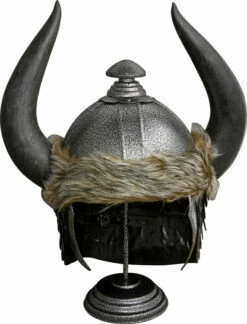 Barbarian Helmet, 18G W/ Stand