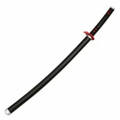 Demon Slayer Tanjiro Kamado Black Nichirin Katana Sword -Training Knives Shop 489f8f3e91f30d81627c1d37299d72fe