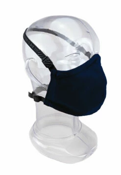 Premium Face Mask - Reusable 2-Ply Fabric - Solid Dark Navy