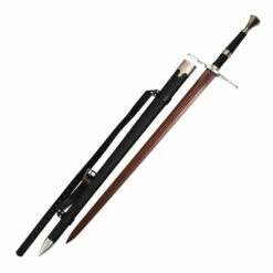 The Witcher Geralt`s Sword Red - Handmade Carbon Steel