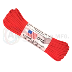 Atwood 550 Lbs Paracord - 100 Ft (Red) PC100