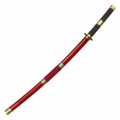 One Piece Zoro Red Handmade Katana Sword -Training Knives Shop d629374253c677f3b23d3fa73f9a16aa