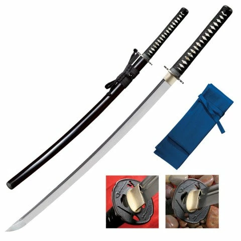 Cold Steel Katana Warrior Series Sword (29.25" Satin) 88BKW 3 Cold Steel Katana Warrior Series Sword (29.25" Satin) 88BKW