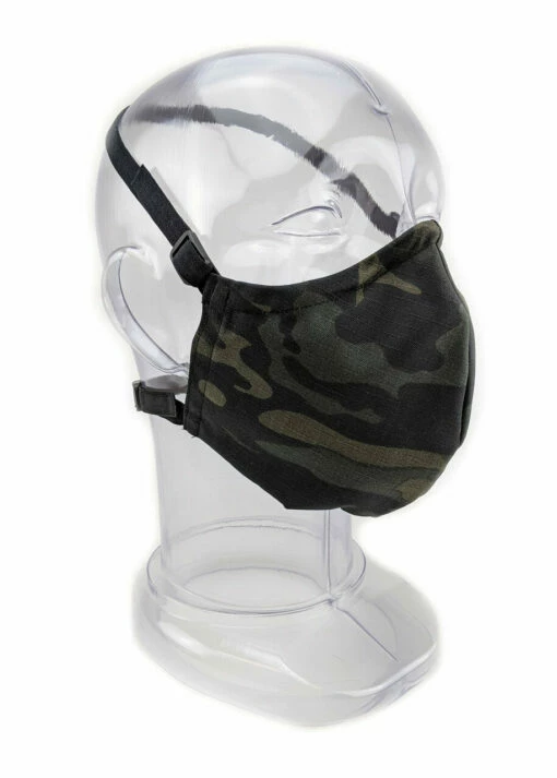 Premium Face Mask - 2ply Fabric Face Mask - Multicam Black -Training Knives Shop fa2e28e30ebdf855368bcf445da7518f
